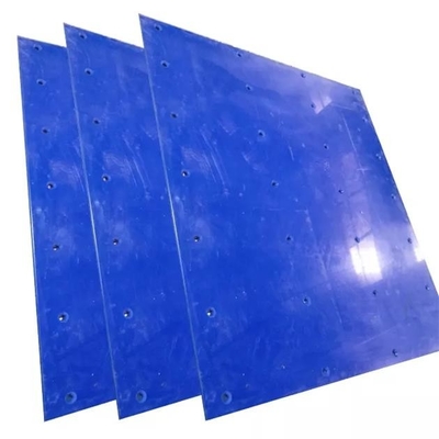Het zelfsmerende Blad van de de Kolenbunkervoering van Bezits Blauwe UHMWPE Plastic Silo's
