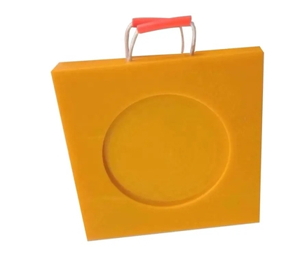 24X24 duim het Harde Plastic HDPE Blok Crane Jack Truck Foot Pad van Kraanbalkstootkussens