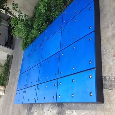 Het blauwe Antibotsings Plastic Stootkussen van de het Dokbuffer van Bootmarine fender face pad UHMWPE