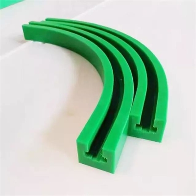 UHMWPE-van de de Strook het Groene Plastic Transportband van de Polyethyleenslijtage Product van de Gidssporen