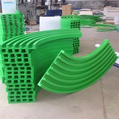 Van de de Strookt Groef van de polyethyleenslijtage van de de Transportband het Plastic UHMWPE Ketting Spoor van het de Gidsspoor