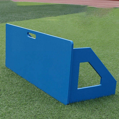 De blauwe HDPE van de Plastieken Draagbare Opleidende Veerkrachtige Plaat Raad van de Voetbalreactie