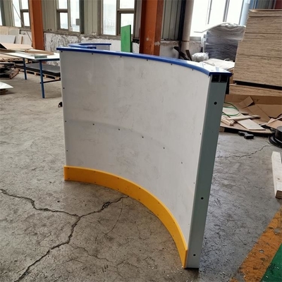 Plastic het Schaatsen HDPE van de Pisteomheining de Raadsbeschermplaat van Hockeydasher met Staalkader