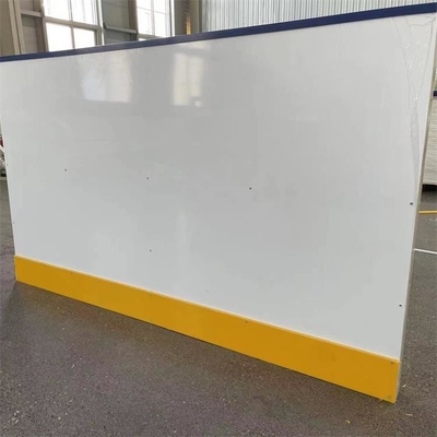 4x8 voeten het Draagbare HDPE Plastic Hockey die van de Ijsbaanbarrière de Raad van Pistedasher schieten