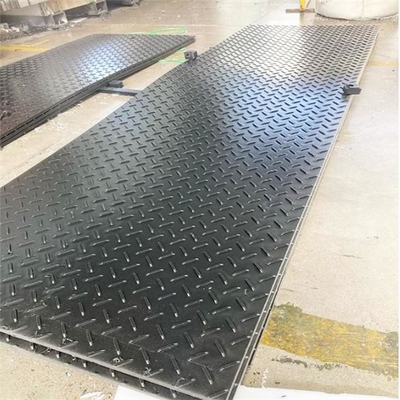 Zwarte HDPE Tijdelijke de Dekkingsweg Mats For Heavy Duty Machinery van de Rijwegengrond