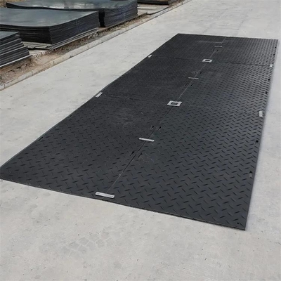 HDPE Tijdelijk Voetpadmatwerk 2x4ft Plastic Graafwerktuig Mats Rig Matting Board