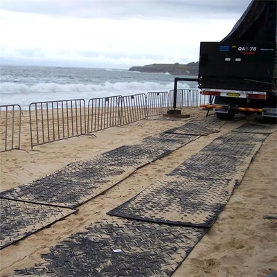 Zwarte HDPE Tijdelijke de Dekkingsweg Mats For Heavy Duty Machinery van de Rijwegengrond