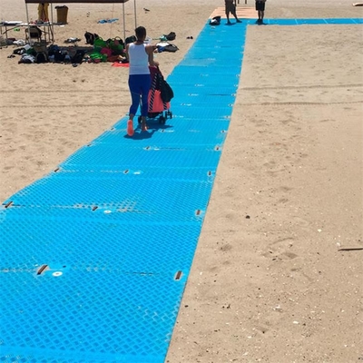 2×8ft de Tijdelijke Blauwe HDPE Plastic Matten van Moerasrig mats for heavy duty road