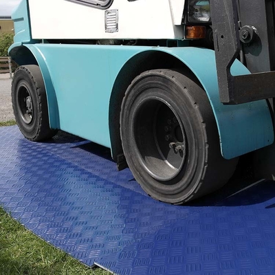 2×8ft de Tijdelijke Blauwe HDPE Plastic Matten van Moerasrig mats for heavy duty road