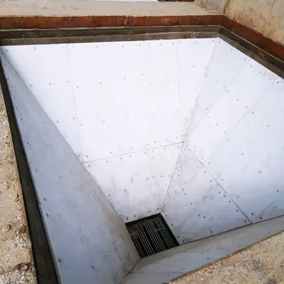 Wit Slijtvast UHMWPE-Voeringsblad voor van de de Korrelsilo van de Staalsilo de Voeringsraad