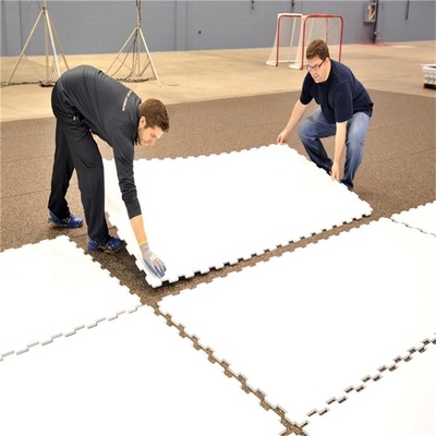 Draagbare Polyethyleen Materiële UHMWPE Ijs het Schaatsen de Bevloeringstegels van het Pistehockey