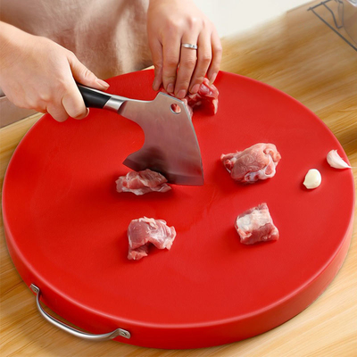 Maken de Kokende Hulpmiddelen van de huishoudenkeuken Plastic PE rond Gesneden Hakkend Blok dik