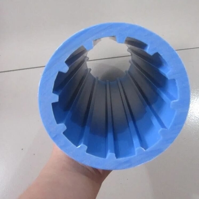 Blauwe UHMWPE-de Rolleegloper van de Riemtransportband voor de Transportbandrol van de Mijnbouwriem