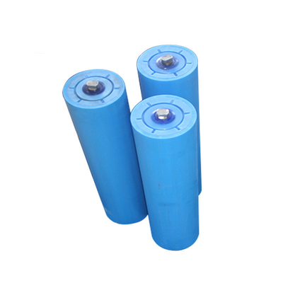 Blauwe UHMWPE-de Rolleegloper van de Riemtransportband voor de Transportbandrol van de Mijnbouwriem