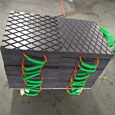 Crane Mats-HDPE de Kraanbalk vult de Distributiestootkussen op van de Polyethyleen Plastic Lading