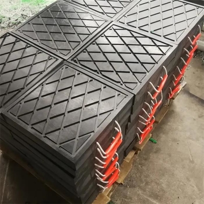 Crane Mats-HDPE de Kraanbalk vult de Distributiestootkussen op van de Polyethyleen Plastic Lading