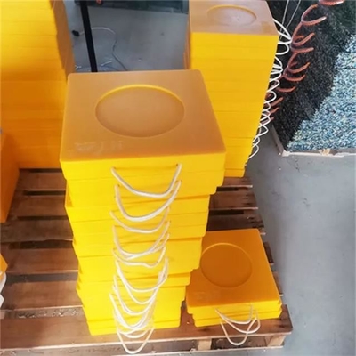 Hoog - HDPE van de Pompcrane outrigger pads van het dichtheidspolyethyleen Plastic Aanhangwagen Jack Plate