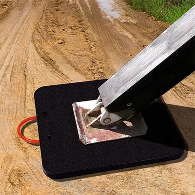 De aangepaste Vierkante Crane Outrigger Pads-HDPE Kraanbalk vult Plastic Verbindingsstukblok op