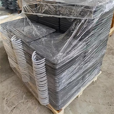 500x500mm HDPE van het het Stootkussengebied van de Veiligheidskraanbalk van het de Stabilisatorbeen de Stootkussens Crane Foot Pads
