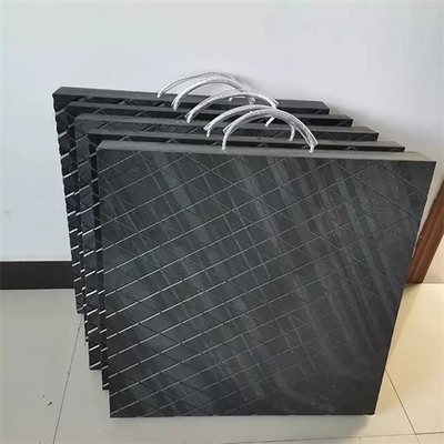 500x500mm HDPE van het het Stootkussengebied van de Veiligheidskraanbalk van het de Stabilisatorbeen de Stootkussens Crane Foot Pads