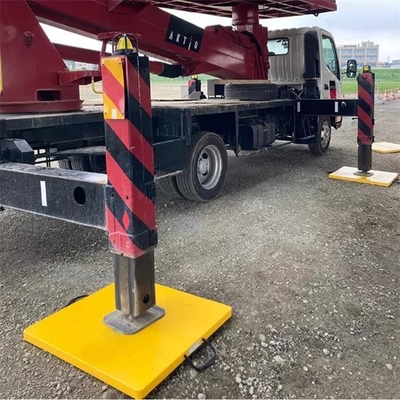 De mobiele Crane Truck Stabilizer Leg-HDPE Kraanbalk vult Platform met Handvat op