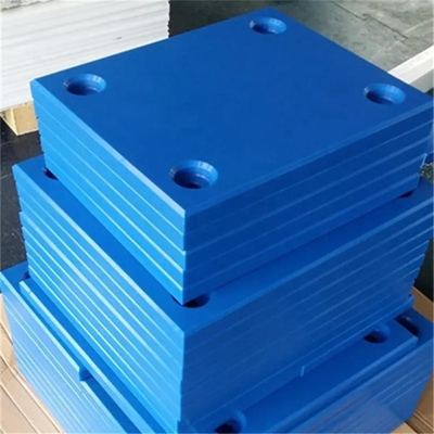 De gebogen van het het Stootkussengezicht van het Techniek Plastic Dok Stootkussens UHMWPE Marine Dock Bumpers