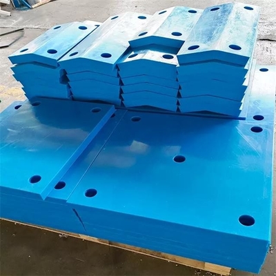 Blauwe Samengestelde UHMWPE-de Boogstootkussens van de Cel Open Haven voor Rubbermarine fenders