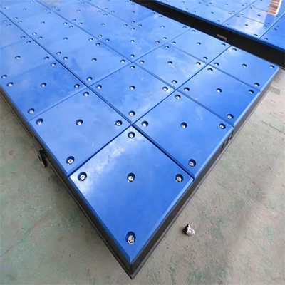 De waterdichte Blauwe Plastic Stootkussens van het het Dokstootkussen van Marine Panel UHMWPE voor Pierstootkussen