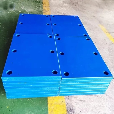 Blauwe Samengestelde UHMWPE-de Boogstootkussens van de Cel Open Haven voor Rubbermarine fenders