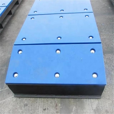 De gebogen van het het Stootkussengezicht van het Techniek Plastic Dok Stootkussens UHMWPE Marine Dock Bumpers