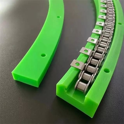 UHMWPE-van de de Strook het Groene Plastic Transportband van de Polyethyleenslijtage Product van de Gidssporen
