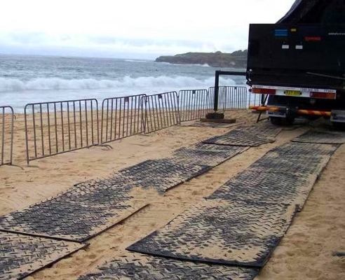 Hdpe Uhmwpe 12.7mm Plastic Ground Protection Mats Plaat voor tijdelijke weg