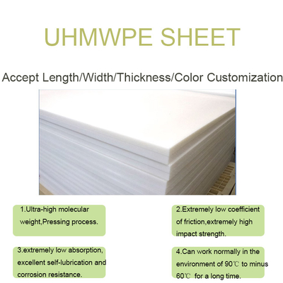 slijtvastheid ultrahoge moleculaire gewicht plastic plaat uhmwpe board voor synthetische ijsbaan