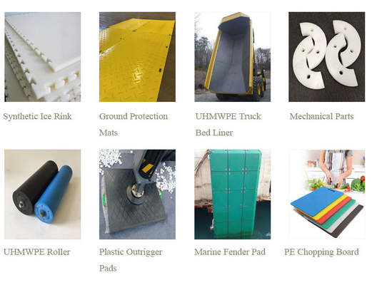 slijtvastheid ultrahoge moleculaire gewicht plastic plaat uhmwpe board voor synthetische ijsbaan
